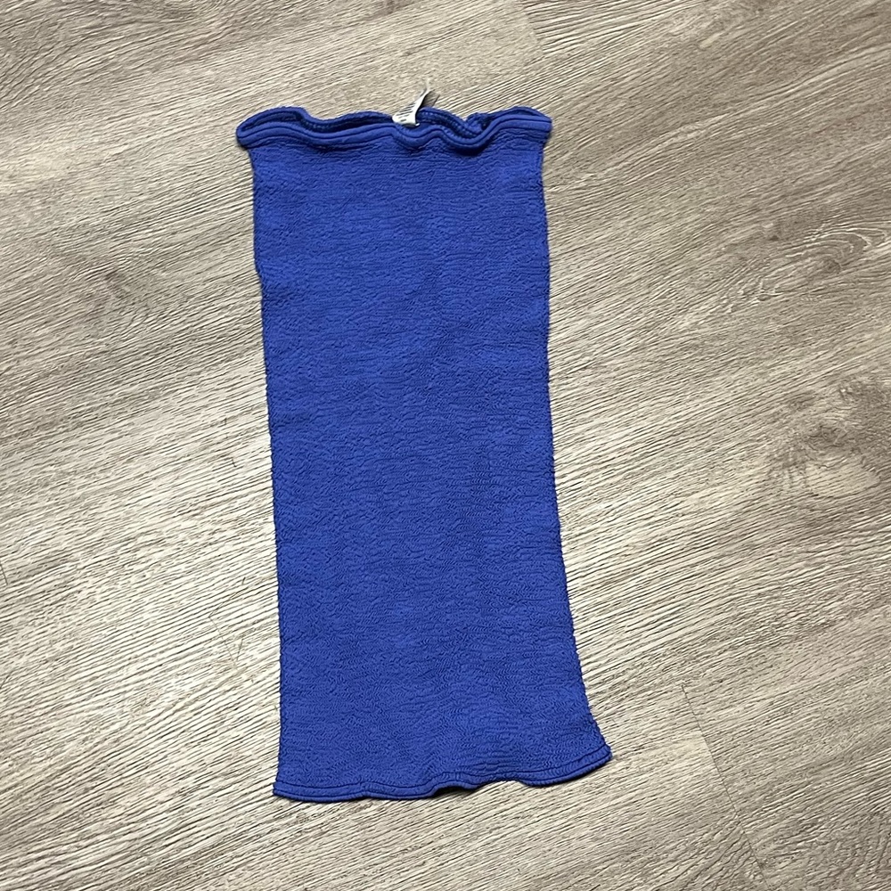 Vintage Hunza G Tube Dress Pencil Skirt Tube Top